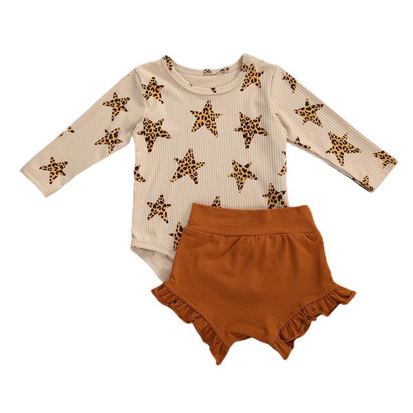 2020 cute newborn baby girl outfit set long sleeve star print romper and solid color shorts set 0-24m, White
2020 cute newborn baby girl outfit set long sleeve star print romper and solid color shorts set 0-24m, White
