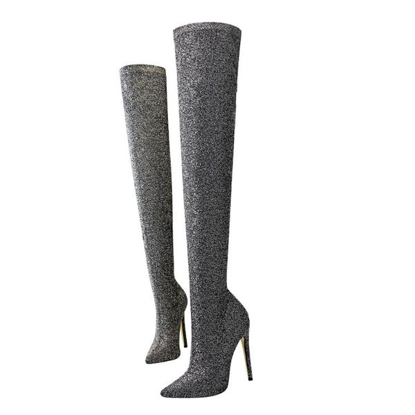 new female knee high boots women satin comfortable winter boots woman long black gray 2020 shoes g0146
new female knee high boots women satin comfortable winter boots woman long black gray 2020 shoes g0146