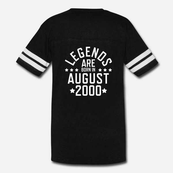 legends are born august 2000 t shirt men printing cotton round collar standard famous humor summer style pictures shirt
legends are born august 2000 t shirt men printing cotton round collar standard famous humor summer style pictures shirt