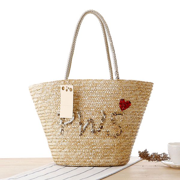 shopowner fashion pws letter straw article single shoulder weave woman package summer on vacation sandy beach leisure time
shopowner fashion pws letter straw article single shoulder weave woman package summer on vacation sandy beach leisure time
