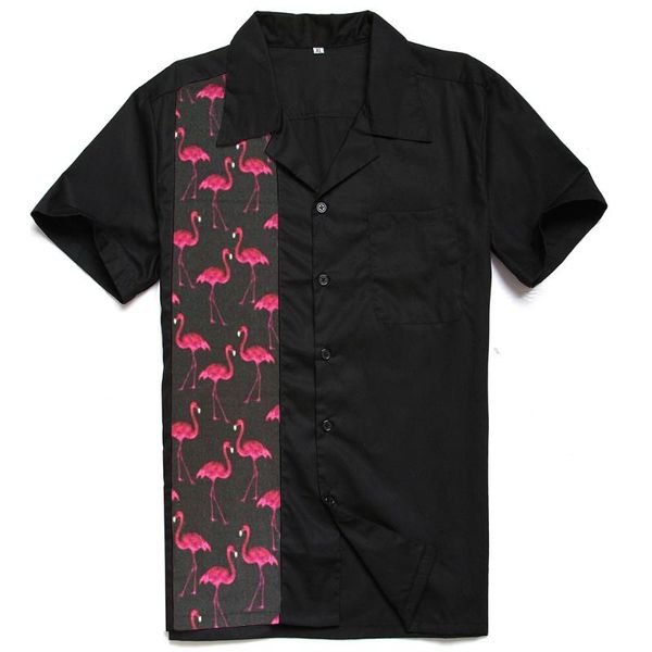 men's casual shirts summer mens fashion red flamingo prints patchwork clothing for man's short sleeve loose clothes male 2021, White;black
men's casual shirts summer mens fashion red flamingo prints patchwork clothing for man's short sleeve loose clothes male 2021, White;black
