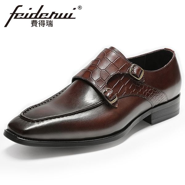 new vintage genuine leather men's formal dress oxfords square toe monk straps handmade wedding party man shoes for bridal fhs296, Black
new vintage genuine leather men's formal dress oxfords square toe monk straps handmade wedding party man shoes for bridal fhs296, Black