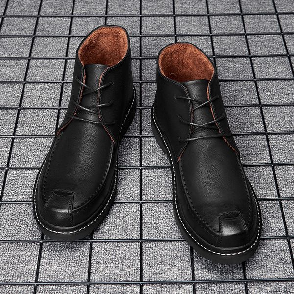 boots 2021 autumn and winter men's casual warm shoes leather plush / single lace ankle classic black flat large
boots 2021 autumn and winter men's casual warm shoes leather plush / single lace ankle classic black flat large