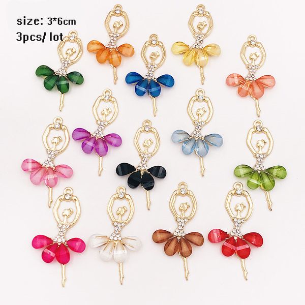 charms crystal ballet dancer pendants for jewelry making diy keychain pendant bag fashion alloy accessories supp, Bronze;silver
charms crystal ballet dancer pendants for jewelry making diy keychain pendant bag fashion alloy accessories supp, Bronze;silver
