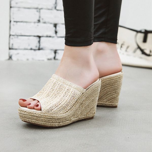 slippers swyivy wedge shoes women summer on platform 2021 casual female chunky slides wedges heels, Black
slippers swyivy wedge shoes women summer on platform 2021 casual female chunky slides wedges heels, Black