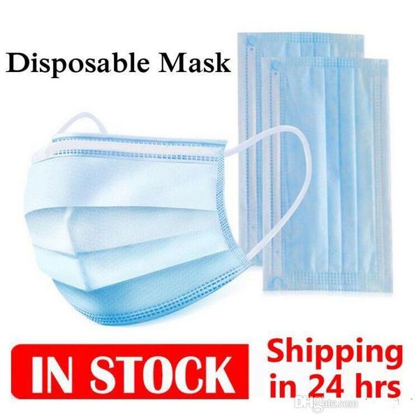 US Stock! DHL 24 Hours Disposable Face Mask 3 Layer Ear-loop Masks Cover 3-Ply Non-woven Anti Dust Pm2.5 Mask
US Stock! DHL 24 Hours Disposable Face Mask 3 Layer Ear-loop Masks Cover 3-Ply Non-woven Anti Dust Pm2.5 Mask