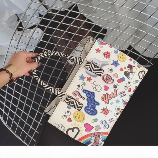 wholesale women shipping bags graffiti handbags oversize totes bag shoulder bags
