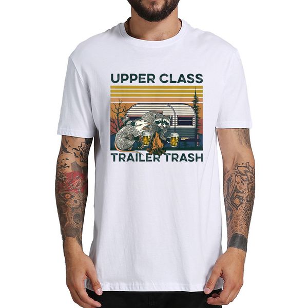 funny raccoon upper class trailer trash t shirt 100% cotton personality tee shirt drop ship
funny raccoon upper class trailer trash t shirt 100% cotton personality tee shirt drop ship