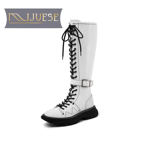 mljuese 2021 women knee-high boots cow leather winter short plush round toe zipper med heels female motorcycle boots size 39, Black
mljuese 2021 women knee-high boots cow leather winter short plush round toe zipper med heels female motorcycle boots size 39, Black