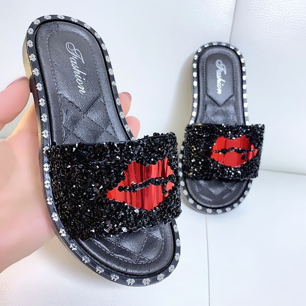 girls home slipp kids slippers for girls children' shoes diamond sandal outdoor princess shoes glitter house flip flop, Black;grey
girls home slipp kids slippers for girls children' shoes diamond sandal outdoor princess shoes glitter house flip flop, Black;grey