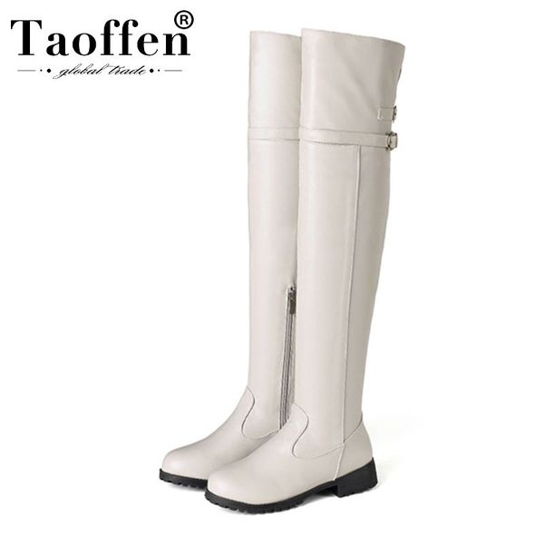 taoffen размер 34-48 горячие продажа женщины над коленом boots sexy ladies круглый toe zipper зимняя обувь женская пряжка длинные сапоги обу, Black
taoffen размер 34-48 горячие продажа женщины над коленом boots sexy ladies круглый toe zipper зимняя обувь женская пряжка длинные сапоги обу, Black