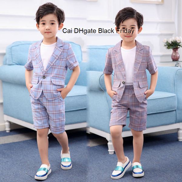 new boys summer formal suits kids plaid blazer shorts 2pcs clothing set gentleman kids wedding party wear enfant garcon mariage
new boys summer formal suits kids plaid blazer shorts 2pcs clothing set gentleman kids wedding party wear enfant garcon mariage