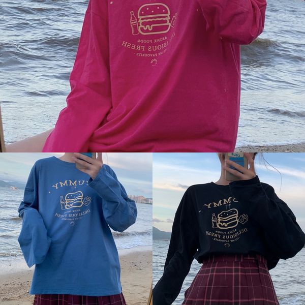 autumn and winter 2020 new loose and cute printed cotton long-sleeved t-shirt for women ins lazy t-shirt sweater style student all-match swe, Black
autumn and winter 2020 new loose and cute printed cotton long-sleeved t-shirt for women ins lazy t-shirt sweater style student all-match swe, Black
