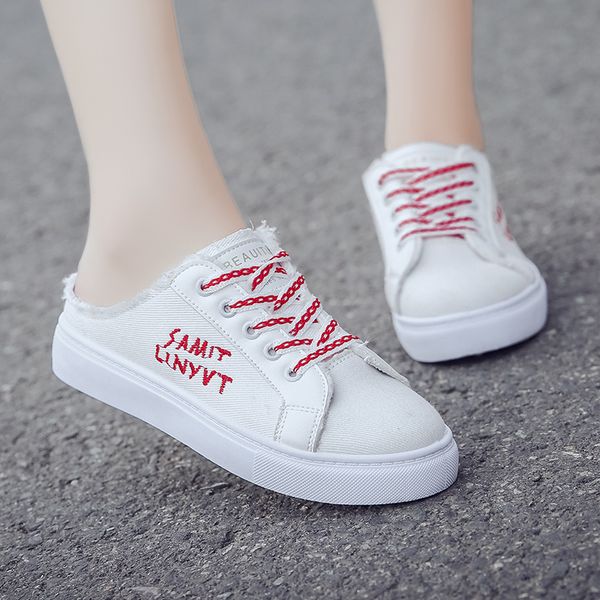summer shoes woman slipper all-match breathable students flat canvas shoes female slippers for women, Black
summer shoes woman slipper all-match breathable students flat canvas shoes female slippers for women, Black