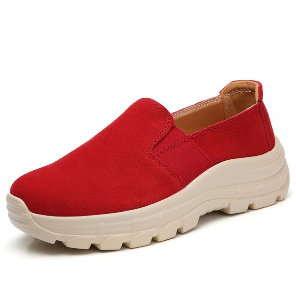 women loafers shoes autumn comfort female casual sneakers height increasing non-slip breathable thick sole ladies platform shoes, Black
women loafers shoes autumn comfort female casual sneakers height increasing non-slip breathable thick sole ladies platform shoes, Black