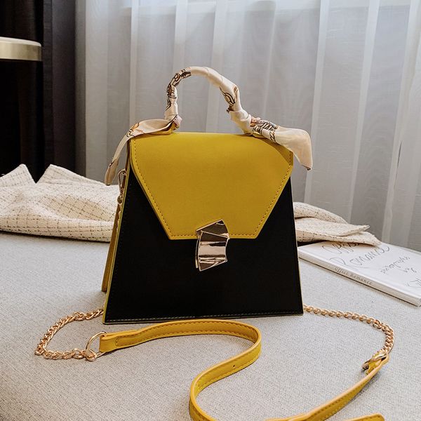 bag female new fashion hand bag chain scarves shoulder shoulder