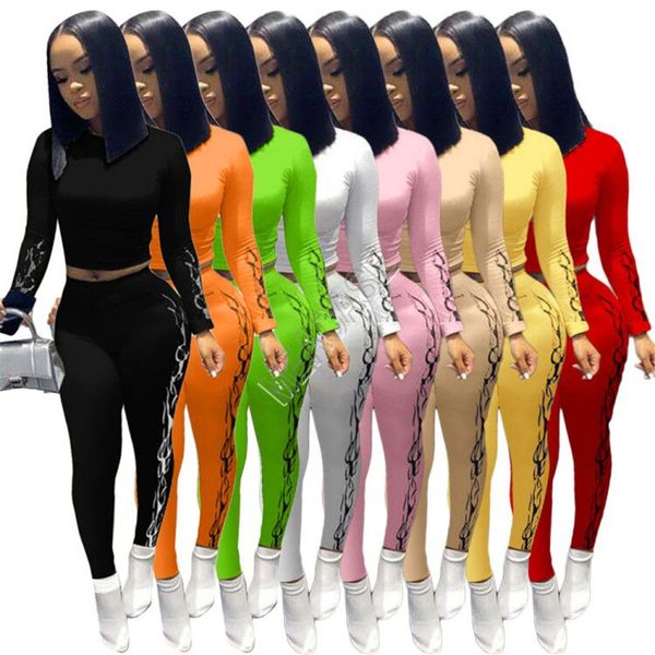 2020 luxurys women printed outfits long sleeve + pants legging sport suit fashion solid color yoga tracksuits clothing suit d82807, White
2020 luxurys women printed outfits long sleeve + pants legging sport suit fashion solid color yoga tracksuits clothing suit d82807, White