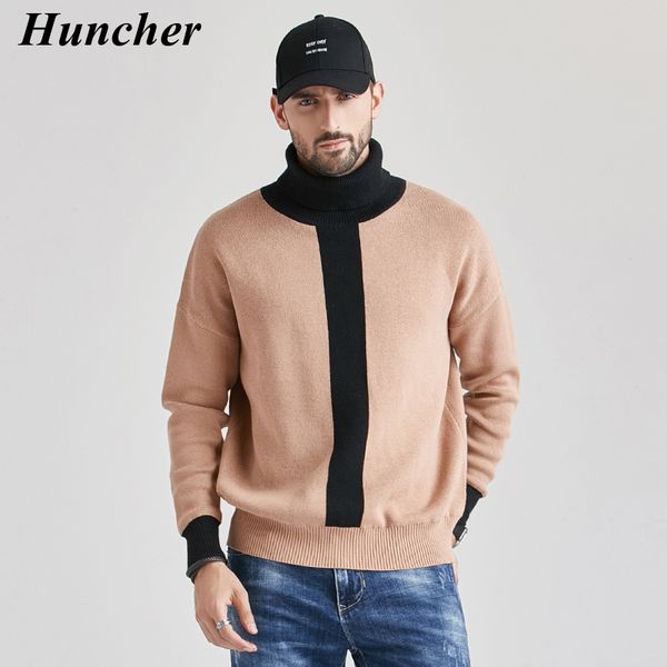 huncher mens turtlenecks sweater men 2020 autumn korean vintage patchwork knitted turtleneck pullover black sweaters for men, White;black
huncher mens turtlenecks sweater men 2020 autumn korean vintage patchwork knitted turtleneck pullover black sweaters for men, White;black