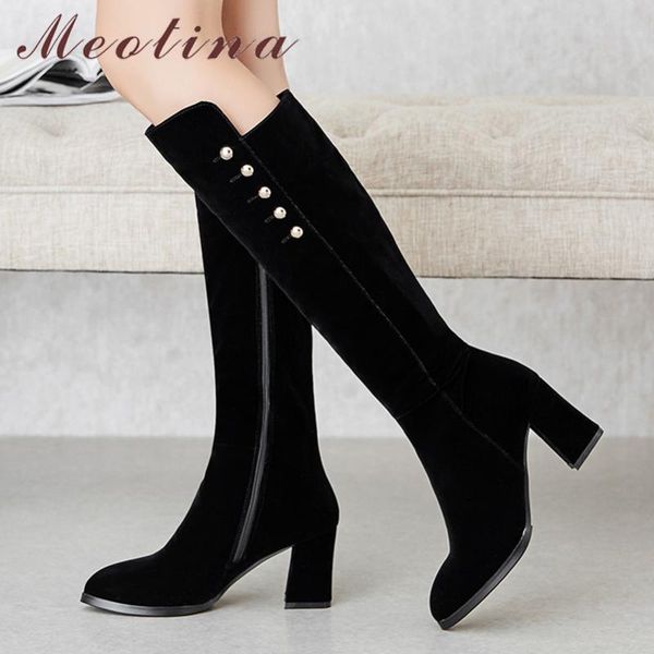 boots meotina winter knee high women zipper thick heels long fashion round toe shoes lady autumn black size 39
boots meotina winter knee high women zipper thick heels long fashion round toe shoes lady autumn black size 39