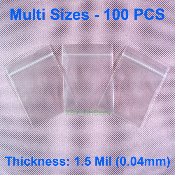 multi sizes 100 pcs 1.5 mil poly zipper bags inches (1.5" to 9.4") x (2.5" to 13.8") plastic storage packing pouch (4 -
multi sizes 100 pcs 1.5 mil poly zipper bags inches (1.5" to 9.4") x (2.5" to 13.8") plastic storage packing pouch (4 -