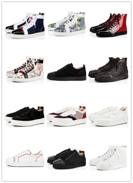 2019 fashion red bottoms shoes studded spikes flat sneakers for men women glitter party lovers genuine leather casual rivet, Black
2019 fashion red bottoms shoes studded spikes flat sneakers for men women glitter party lovers genuine leather casual rivet, Black