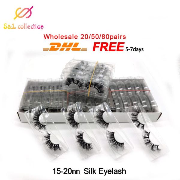 20/50/80 pairs eyelashes 3d silk eyelashes hand made natural long faux mink lashes cruelty false lashes maquiagem makeup
20/50/80 pairs eyelashes 3d silk eyelashes hand made natural long faux mink lashes cruelty false lashes maquiagem makeup