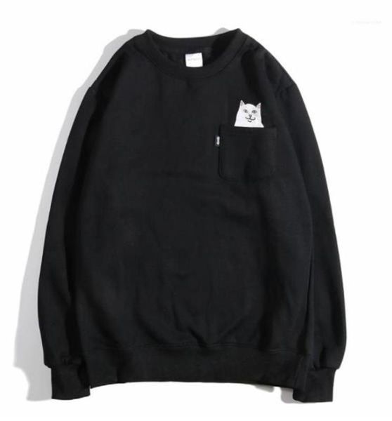 thick sweatshirt casual womens and mens apparel cat in pocket designer couples pullover sweatshirts fashion winter, Black
thick sweatshirt casual womens and mens apparel cat in pocket designer couples pullover sweatshirts fashion winter, Black