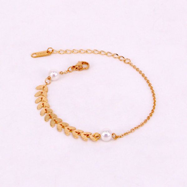korean style wheat shape imitation pearl link chains bracelets bangles female accessories stainless steel bracelets for women, Black
korean style wheat shape imitation pearl link chains bracelets bangles female accessories stainless steel bracelets for women, Black
