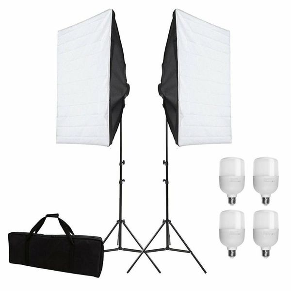 zuochen 4x25w led continuous lighting kit 20"x28"/50x70cm softbox soft box p studio set light for video p shooting
zuochen 4x25w led continuous lighting kit 20"x28"/50x70cm softbox soft box p studio set light for video p shooting