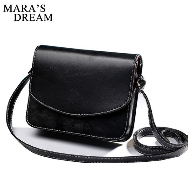 mara's dream 2020 mini women bags oil wax pu leather women messenger bags small fashion shoulder handbags bag