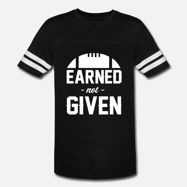 earned not given football t shirt men customized tee shirt plus size 3xl standard interesting new fashion spring autumn kawaii shirt
earned not given football t shirt men customized tee shirt plus size 3xl standard interesting new fashion spring autumn kawaii shirt