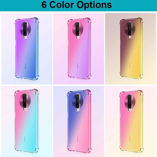 10pcs/lot air shockproof gradient soft tpu phone case for xiaomi redmi note9 9s pro max 10x pro k30 8 7 pro 8t 8a 7a back cover
10pcs/lot air shockproof gradient soft tpu phone case for xiaomi redmi note9 9s pro max 10x pro k30 8 7 pro 8t 8a 7a back cover
