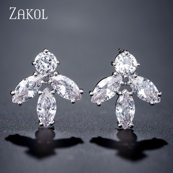 zakol fashion leaf female cubic zircon stud earrings for women girl bridal wedding active dangle style gifts fsep2497, Golden;silver
zakol fashion leaf female cubic zircon stud earrings for women girl bridal wedding active dangle style gifts fsep2497, Golden;silver