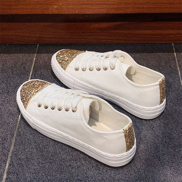 women's bling white canvas flats lace up mixed color ladies shoes summer casual female 2020 flat platform women walking shoes, Black
women's bling white canvas flats lace up mixed color ladies shoes summer casual female 2020 flat platform women walking shoes, Black