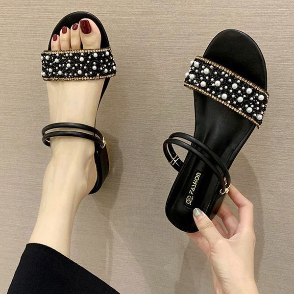plus size 35- 41 women slippers string bead sandals 2020 summer pearl shoes woman slides ladies shoe bling sandalias mujer 8114g, Black
plus size 35- 41 women slippers string bead sandals 2020 summer pearl shoes woman slides ladies shoe bling sandalias mujer 8114g, Black