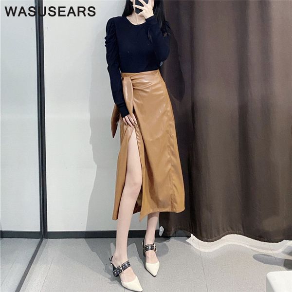 midi skirt for women leather lace up skirt long pu leather high waist black skirts ladies high slit skirts casual
midi skirt for women leather lace up skirt long pu leather high waist black skirts ladies high slit skirts casual