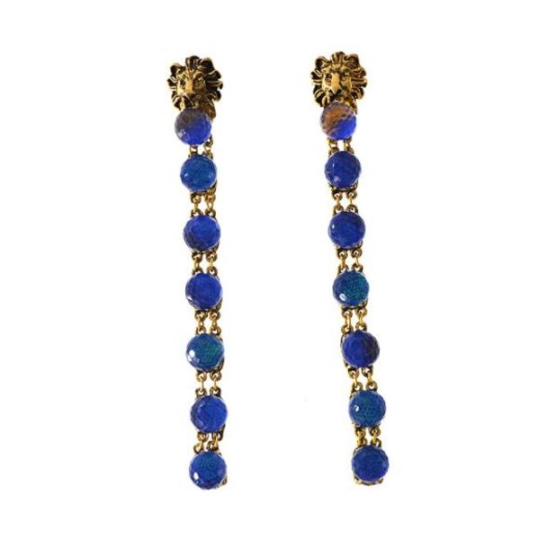 vintage coppery lion head earrings long crystal beads dangle drop earrings women girl prom party jewelry accessories, Silver
vintage coppery lion head earrings long crystal beads dangle drop earrings women girl prom party jewelry accessories, Silver