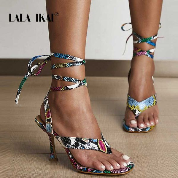 lala ikai women's summer serpentine color high-heeled lace-up sandals stiletto high heels 2020 ladies shoes large size c10212-5, Black
lala ikai women's summer serpentine color high-heeled lace-up sandals stiletto high heels 2020 ladies shoes large size c10212-5, Black