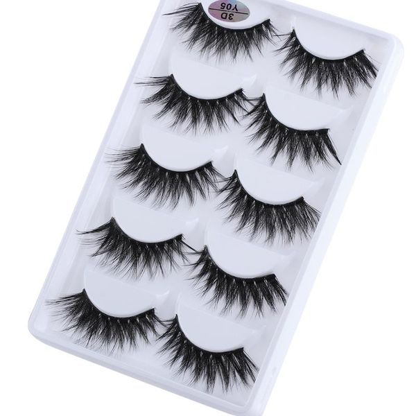 5 pairs natural 3d mink hair wispy flutter false eyelashes thick long lashes handmade glam eye makeup extension beauty tools
5 pairs natural 3d mink hair wispy flutter false eyelashes thick long lashes handmade glam eye makeup extension beauty tools