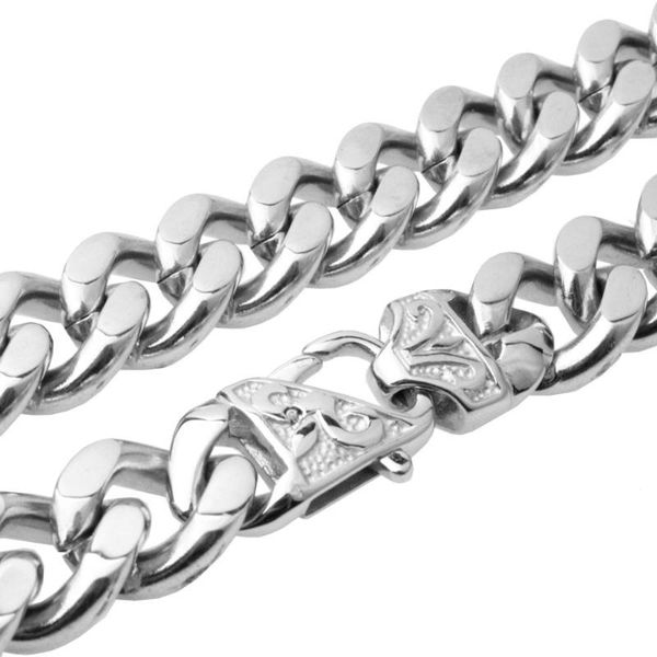 13/15mm high polished silver color stainless steel handmade cuban curb chain gift mens womens necklace or bracelet wristband hot
13/15mm high polished silver color stainless steel handmade cuban curb chain gift mens womens necklace or bracelet wristband hot