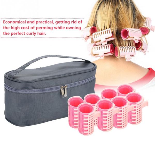 diy hair rollers portable hairstyle heat resisting hair curler roller large grip manual durable styling automatic rollers, Black
diy hair rollers portable hairstyle heat resisting hair curler roller large grip manual durable styling automatic rollers, Black