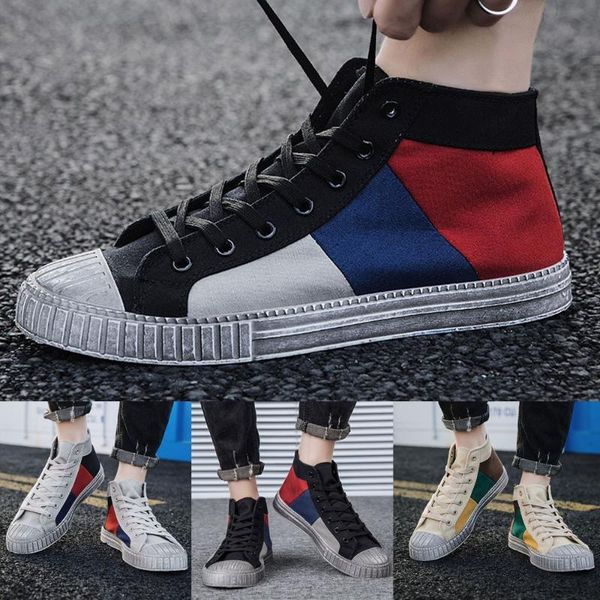 leather casual shoes men high-sneakers casual retro canvas shoes color matching sneakers black driving plus size
leather casual shoes men high-sneakers casual retro canvas shoes color matching sneakers black driving plus size