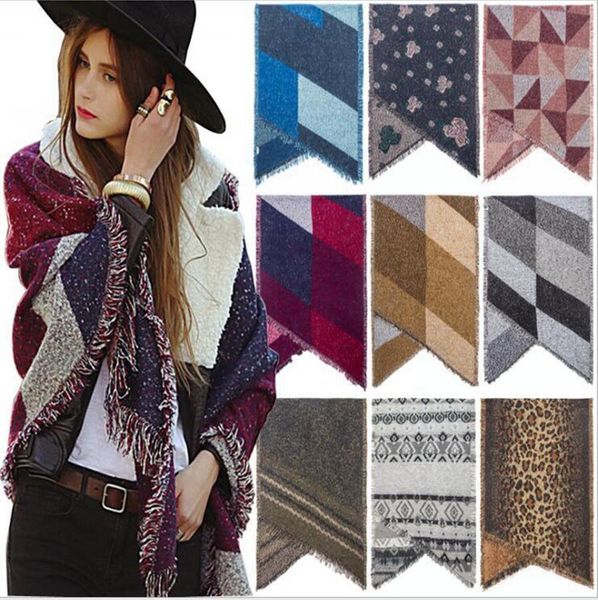 plaid blankets scarf warm winter pashmina women scarf shawl wrap blanket cashmere contrast tassel square shawl grid dda399, Blue;gray
plaid blankets scarf warm winter pashmina women scarf shawl wrap blanket cashmere contrast tassel square shawl grid dda399, Blue;gray