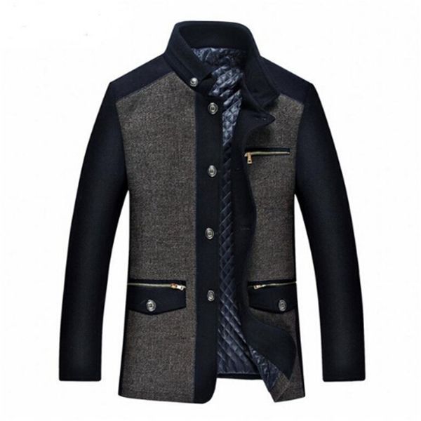 men's wool & blends 2021 winter fashion male personality mens jacket men plus cashmere coat, Black
men's wool & blends 2021 winter fashion male personality mens jacket men plus cashmere coat, Black