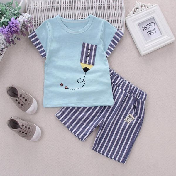 3 colors newborn infant baby boys striped pencil t-shirt pants outfits clothes set adorable baby suit august 9, White
3 colors newborn infant baby boys striped pencil t-shirt pants outfits clothes set adorable baby suit august 9, White