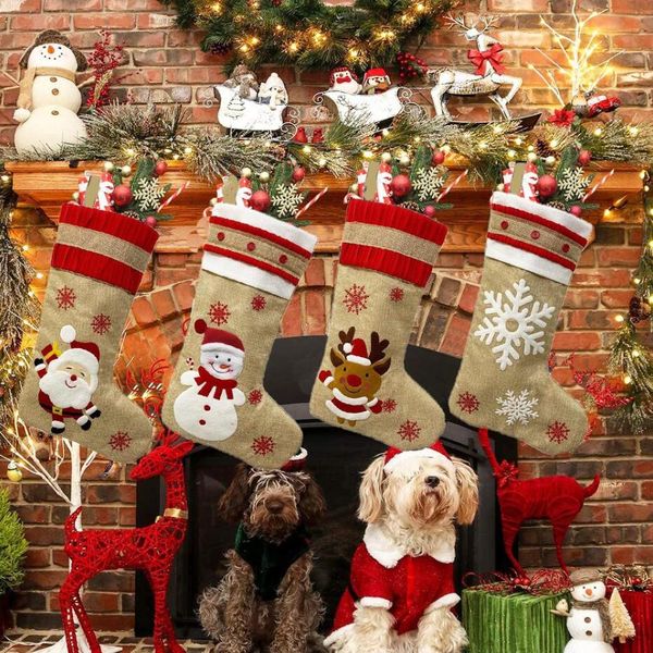 large size christmas party stocking hanging socks tree ornament decor socks gift candy bag stocking new year prop socks xmas decoration
large size christmas party stocking hanging socks tree ornament decor socks gift candy bag stocking new year prop socks xmas decoration