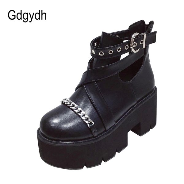 gdgydh 2020 women ankle boots thick high heeled fmelae mortorcycle boots platform female metal chain punk women, Black
gdgydh 2020 women ankle boots thick high heeled fmelae mortorcycle boots platform female metal chain punk women, Black