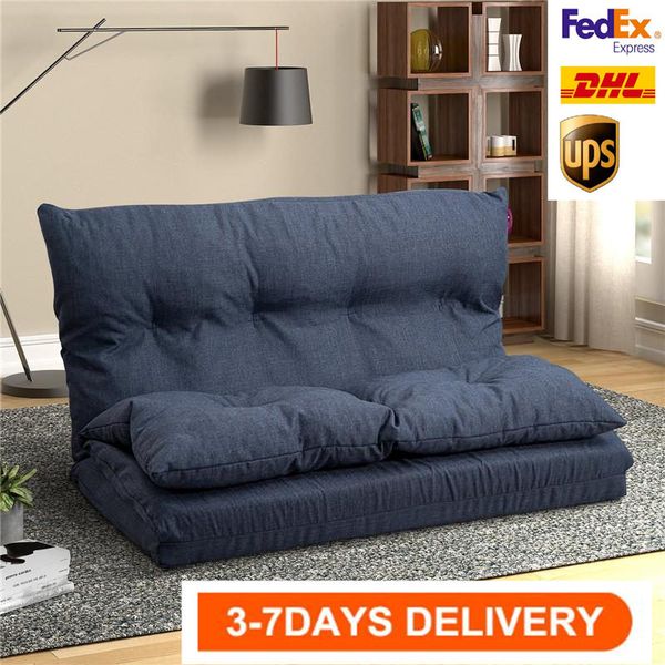 Us Stock 3-5 Days Shipping Us Stock Floor Couch And Sofa Fabric Folding Chaise Lounge Sofa Chair Pp019425qaa