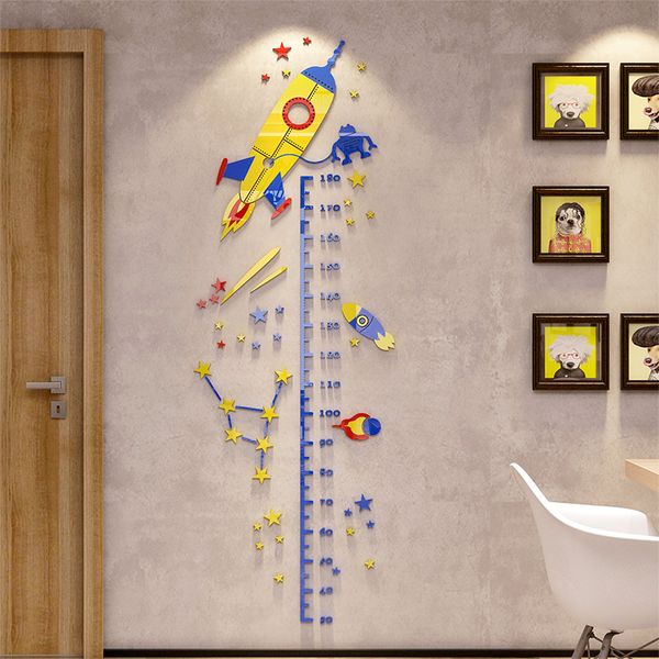 ufo rocket height sticker 3d stereo sticker for kids room acrylic wallpaper child height measure wall sticker home decoration
ufo rocket height sticker 3d stereo sticker for kids room acrylic wallpaper child height measure wall sticker home decoration