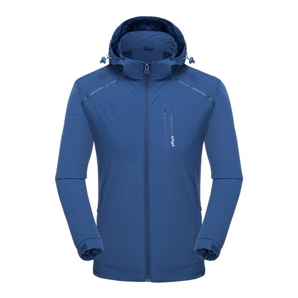 functional mens hooded outdoor sport hiking camping jacket men lightweight water repellent breathable outwear climbing windbreaker coat, Blue;black
functional mens hooded outdoor sport hiking camping jacket men lightweight water repellent breathable outwear climbing windbreaker coat, Blue;black